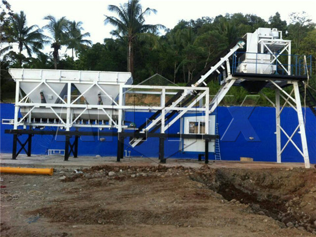 Mobile concrete mix plant cost