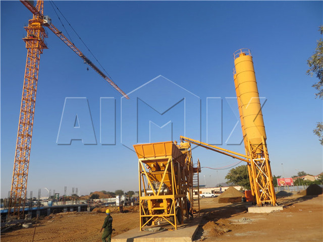 Mobile concrete mixing plant manufacture