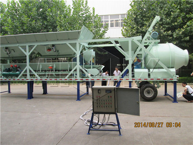 China's  mobile concrete plant