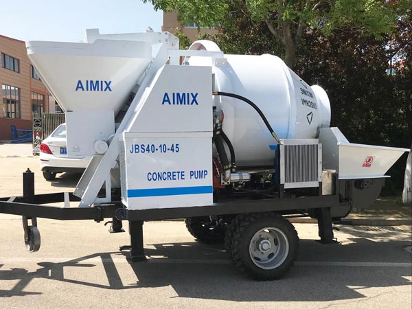 ABJZ40D mobile electric mixer pump