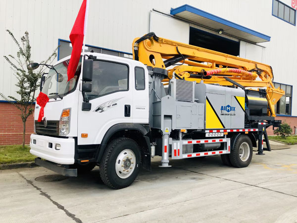 21m concrete pump truck