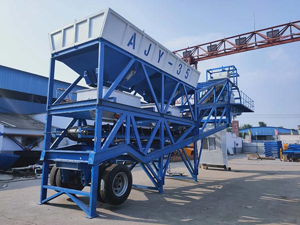 Mobile Concrete Batching Plant