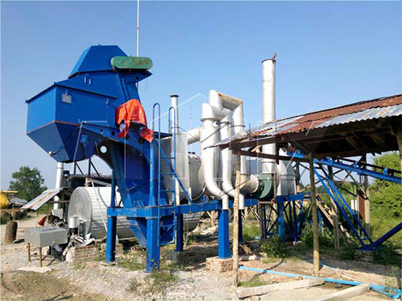 mobile asphalt mixing plant