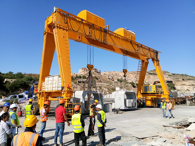 Double Girder Rubber Tyred Gantry Crane