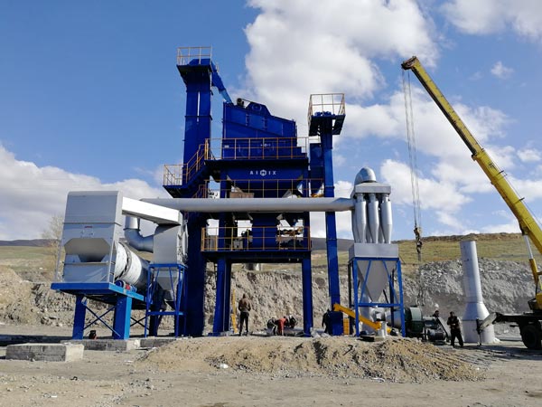 Installing Asphalt Plant in Kyrgyzstan