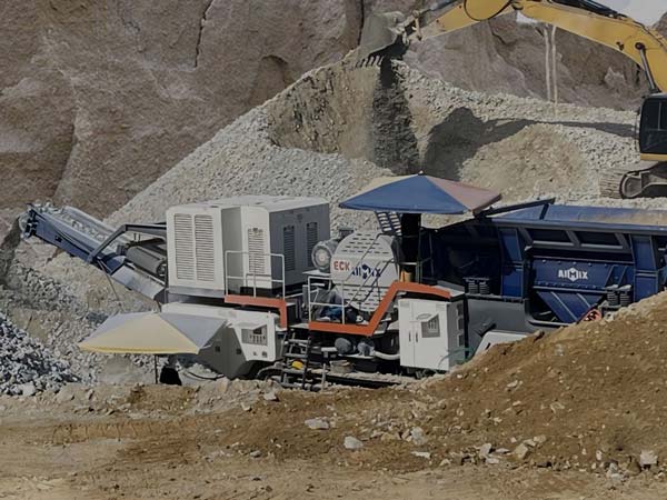 mobile crushing plant