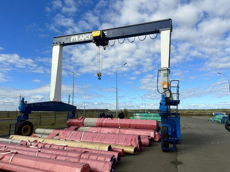 10 Ton Single Girder Rubber Tyred Gantry Crane