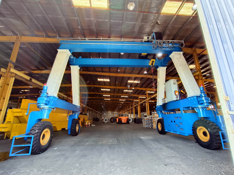 Rubber Tyred Indoor Gantry Crane in Steel Structure Workhshop