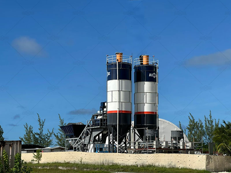 AJY60 mobile wet mix plant in Singapore for Remote Road Work