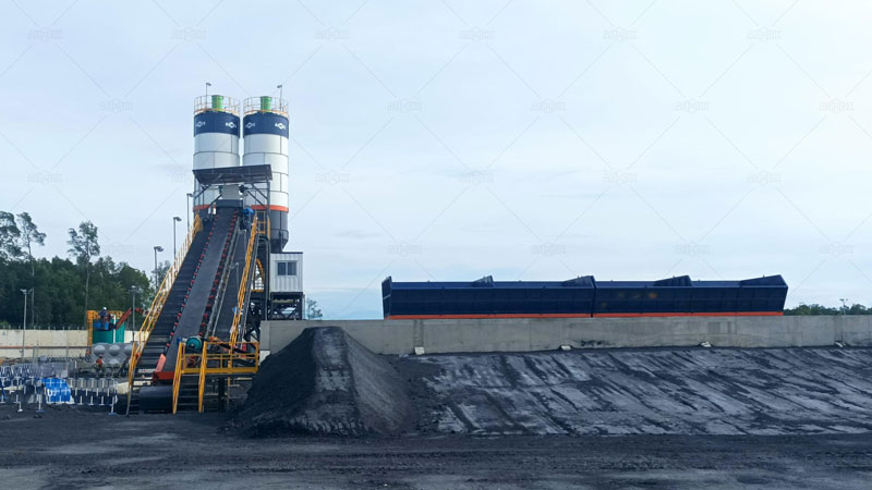 Ready Mix Concrete Plant for Construction Project